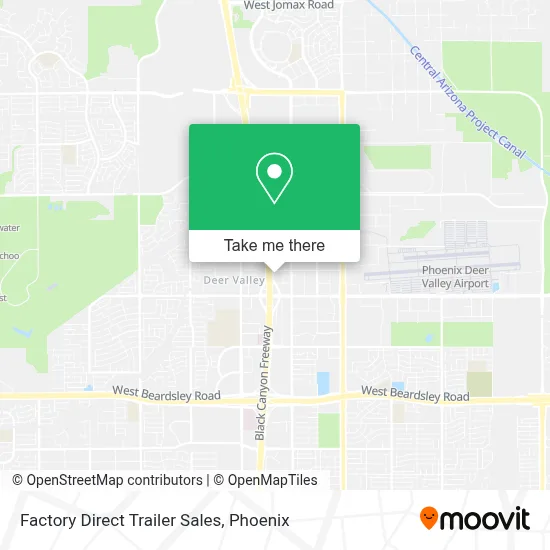 Factory Direct Trailer Sales map