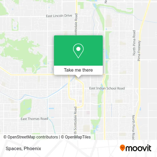 Spaces map
