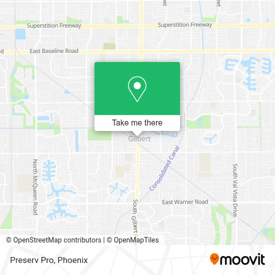 Preserv Pro map