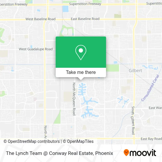 The Lynch Team @ Conway Real Estate map