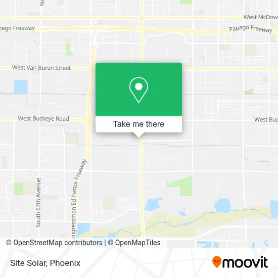 Site Solar map