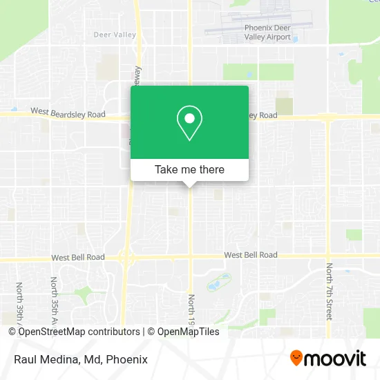 Raul Medina, Md map
