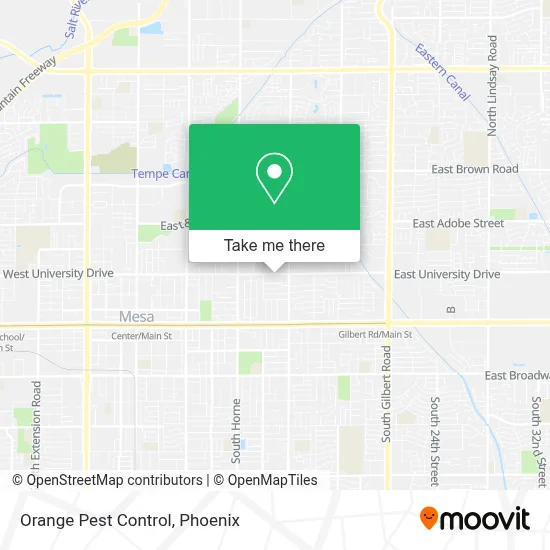 Orange Pest Control map