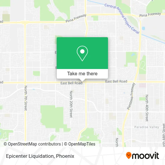Epicenter Liquidation map