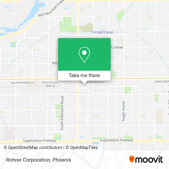 Rohrer Corporation map