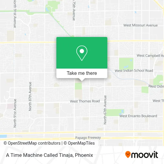 A Time Machine Called Tinaja map