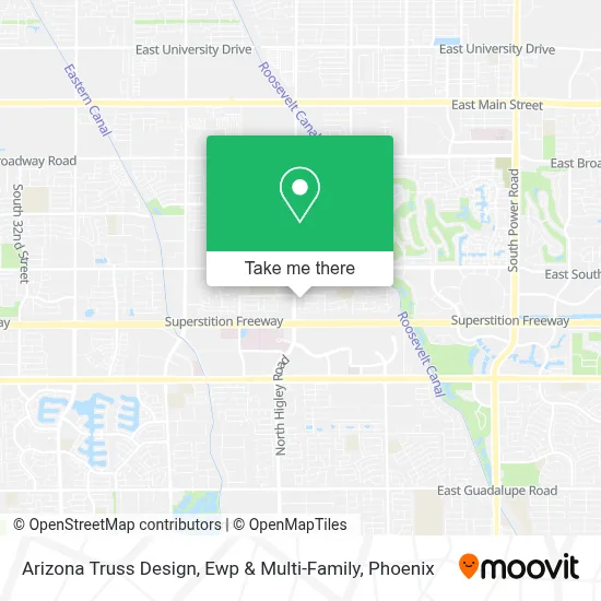 Arizona Truss Design, Ewp & Multi-Family map