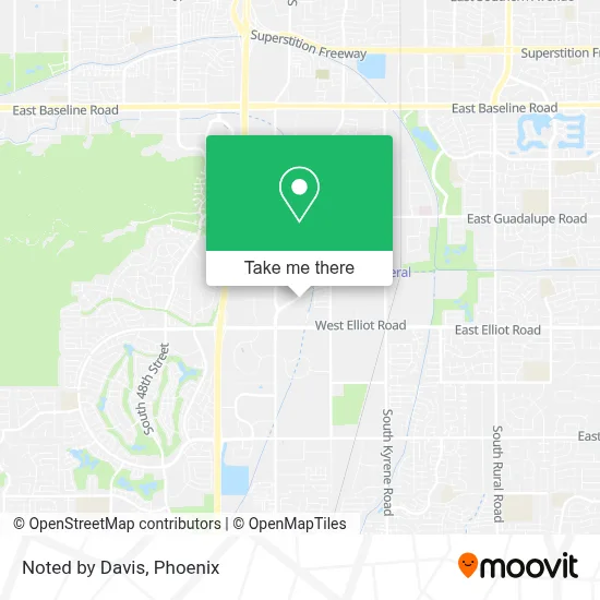 Noted by Davis map