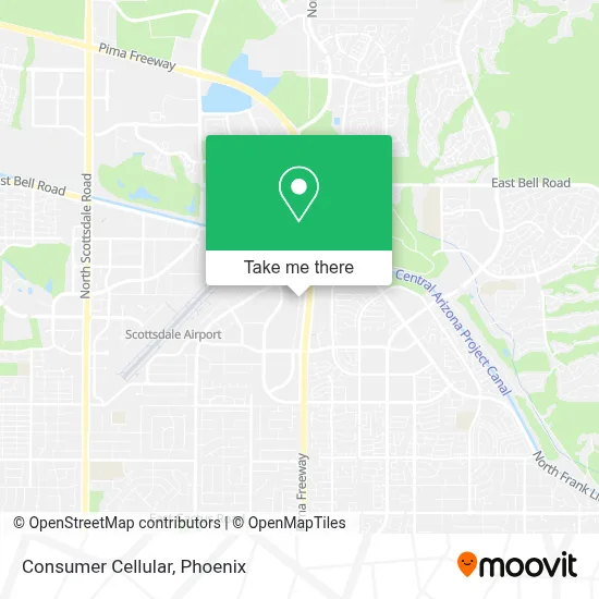 Consumer Cellular map