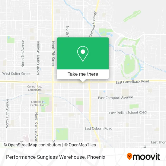 Performance Sunglass Warehouse map