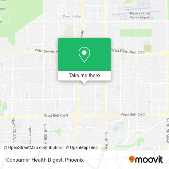 Consumer Health Digest map