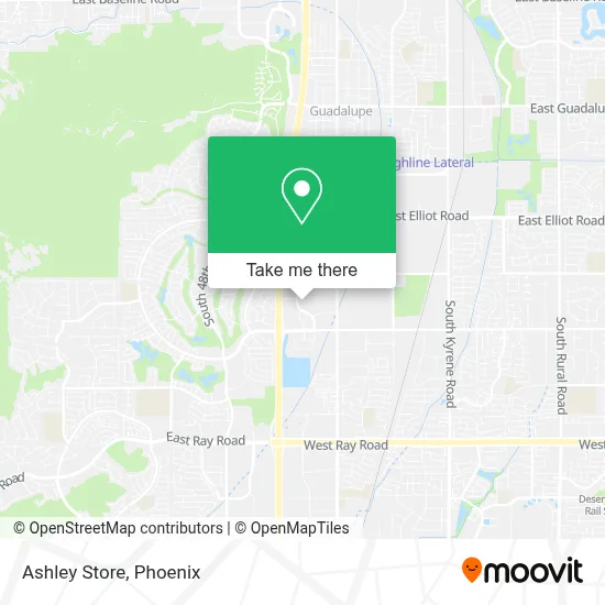 Ashley Store map