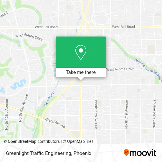 Greenlight Traffic Engineering map