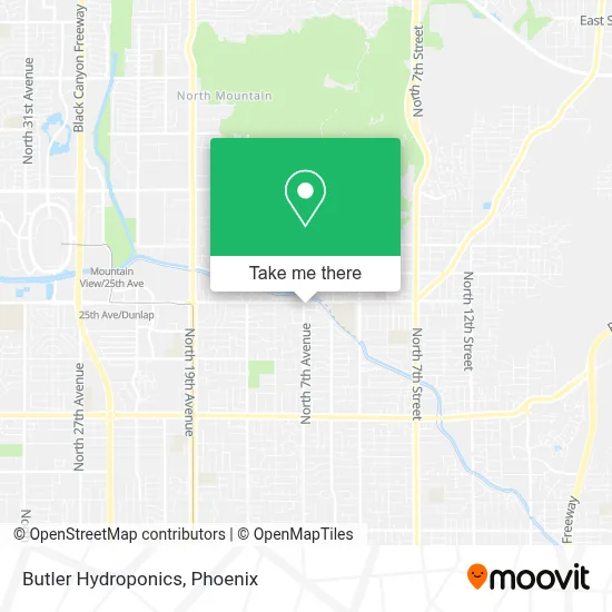 Butler Hydroponics map