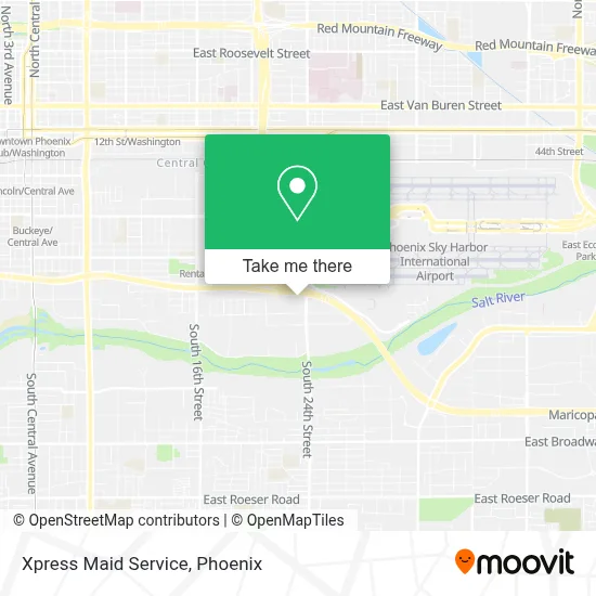 Xpress Maid Service map