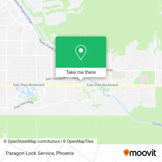 Paragon Lock Service map