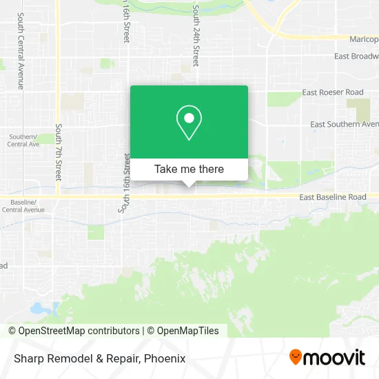 Sharp Remodel & Repair map