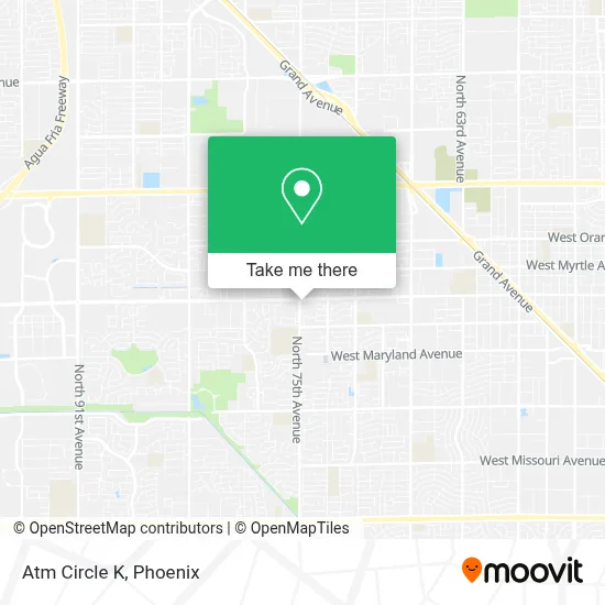 Atm Circle K map