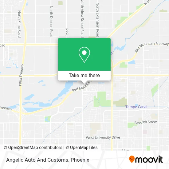 Angelic Auto And Customs map