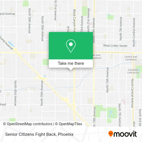 Senior Citizens Fight Back map