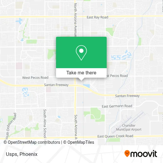 Usps map