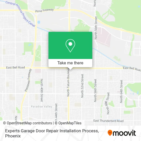 Experts Garage Door Repair Installation Process map
