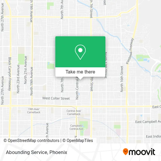 Abounding Service map