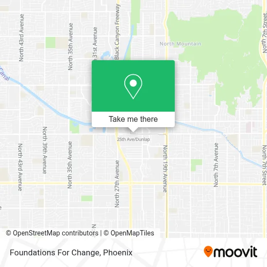Foundations For Change map
