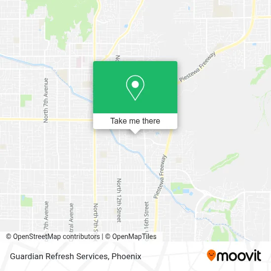Guardian Refresh Services map