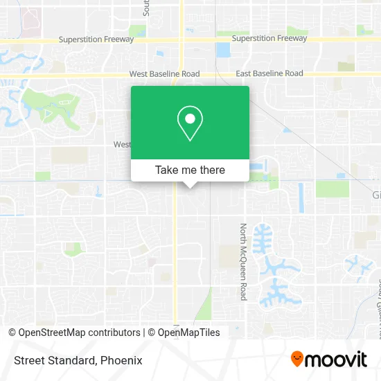 Street Standard map