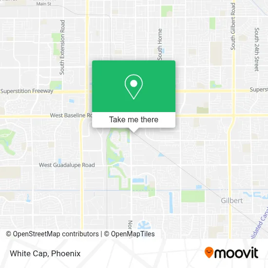 White Cap map