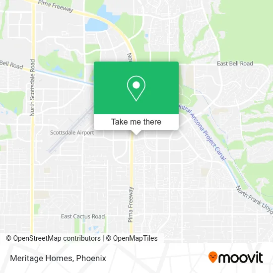 Meritage Homes map