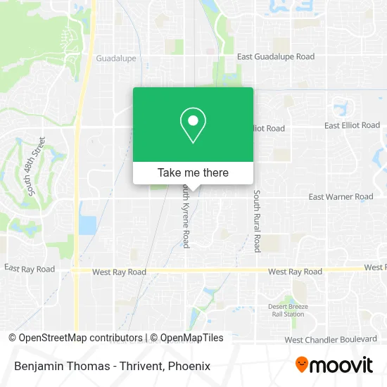 Benjamin Thomas - Thrivent map