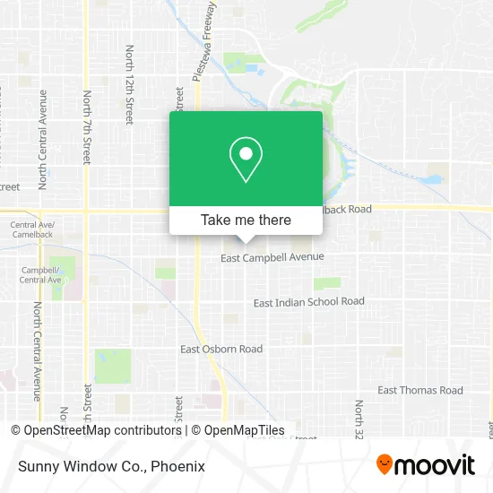 Sunny Window Co. map