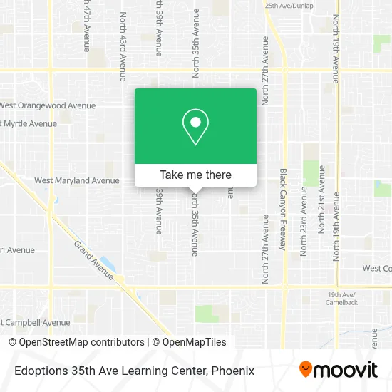 Edoptions 35th Ave Learning Center map