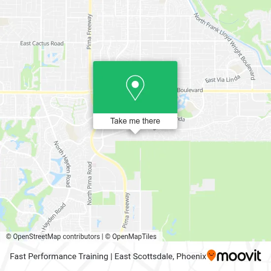 Fast Performance Training | East Scottsdale map