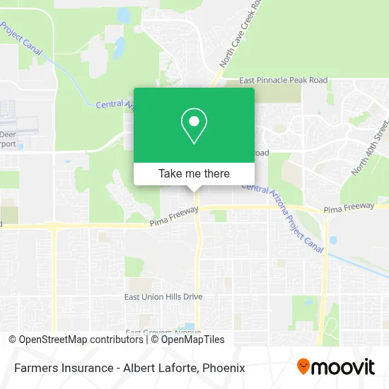 Farmers Insurance - Albert Laforte map