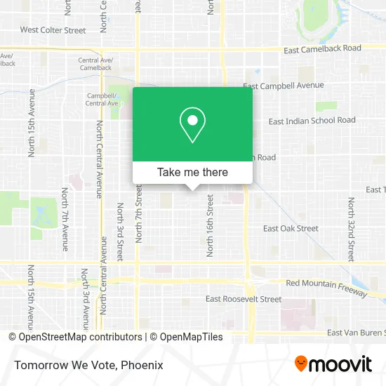 Tomorrow We Vote map