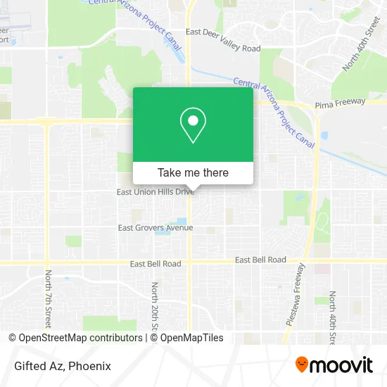 Gifted Az map