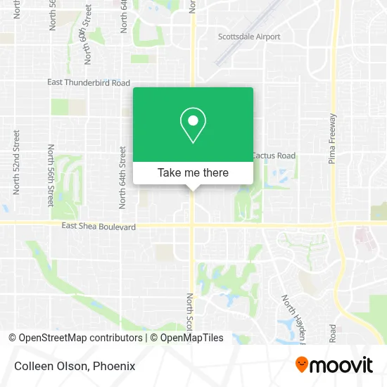 Colleen Olson map