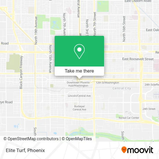 Elite Turf map