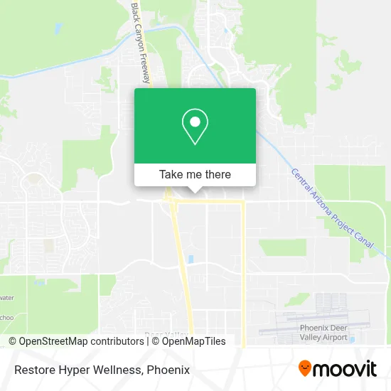 Restore Hyper Wellness map