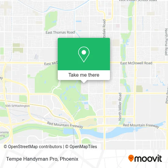 Tempe Handyman Pro map