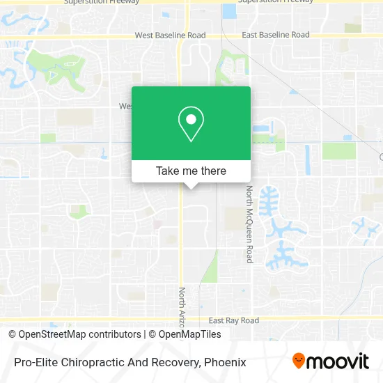 Pro-Elite Chiropractic And Recovery map