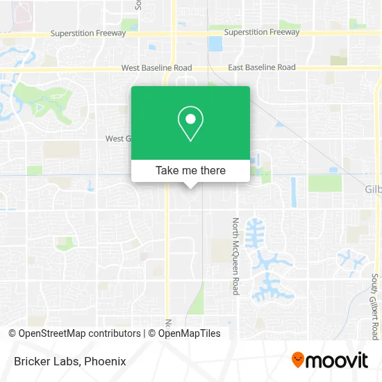 Bricker Labs map