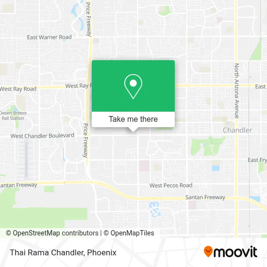 Thai Rama Chandler map