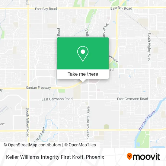 Keller Williams Integrity First Kroff map