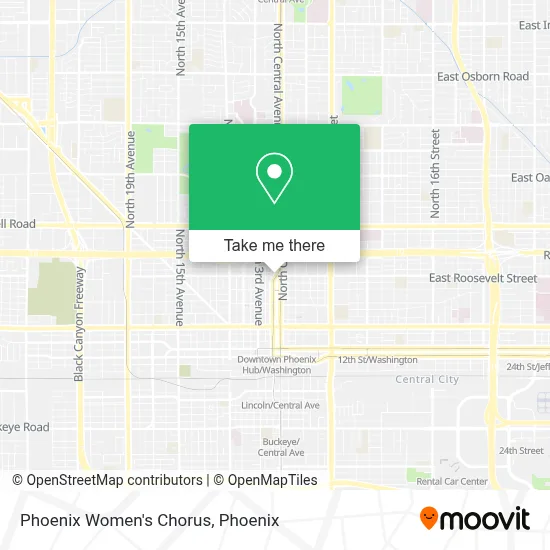 Phoenix Women's Chorus map