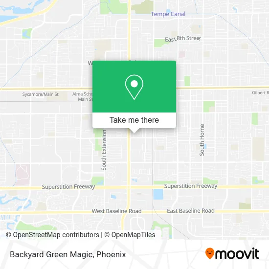 Backyard Green Magic map