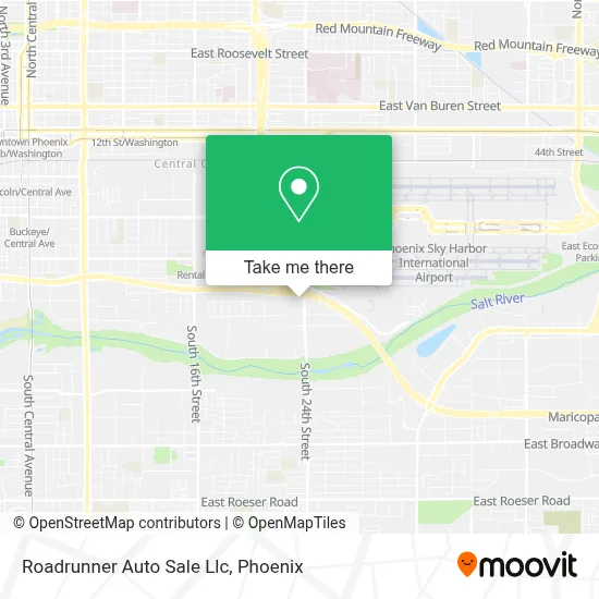 Roadrunner Auto Sale Llc map